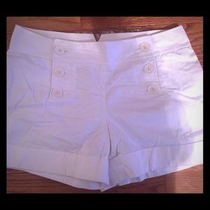 White shorts